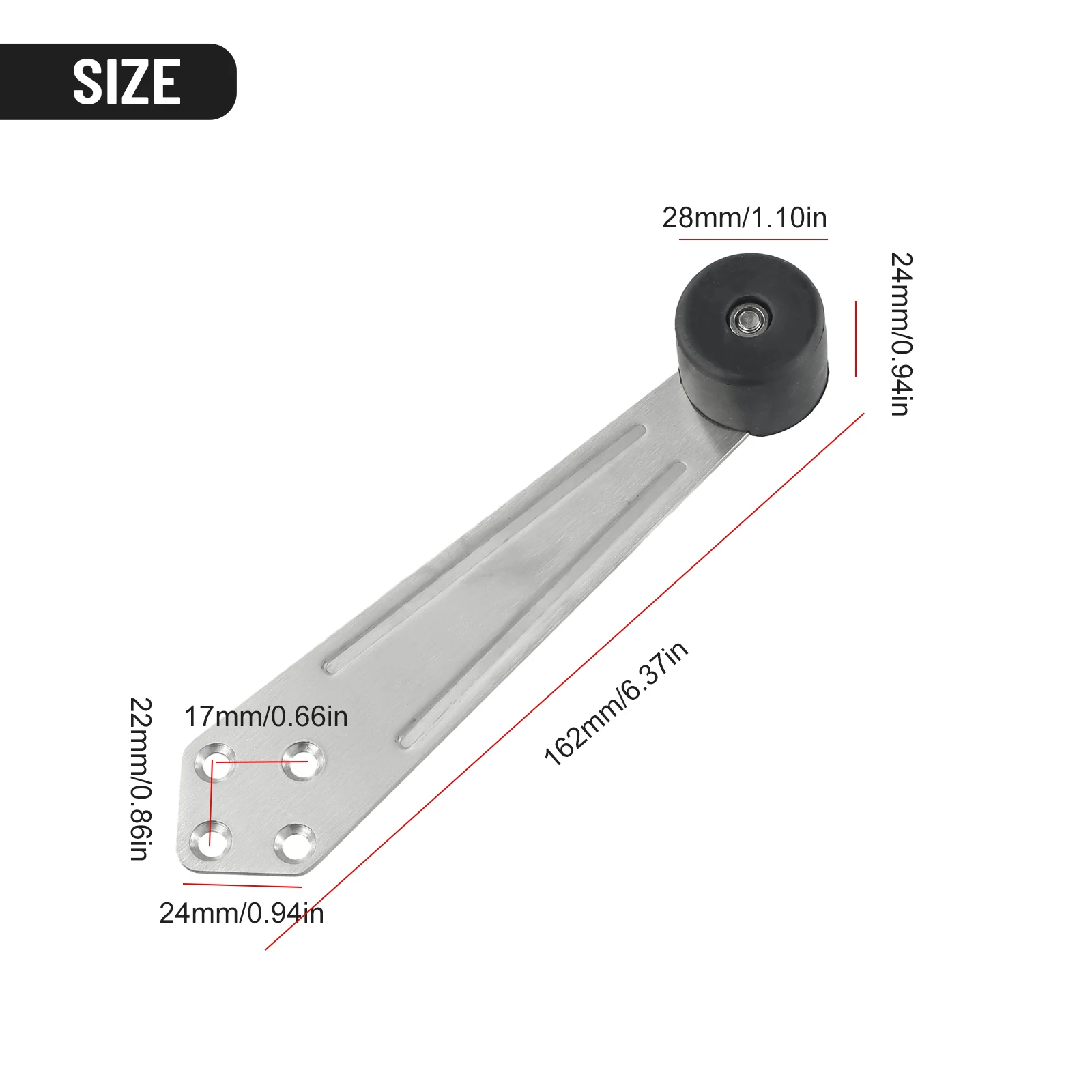 Высококачественный дверной стопор буфер бесшумный 90-градусный ограничитель