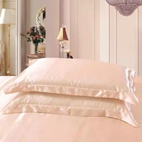 j emulation silk satin pillowcase pillow case 1pc silk pillow case 48cmx74cm various colors to choose standardqueen