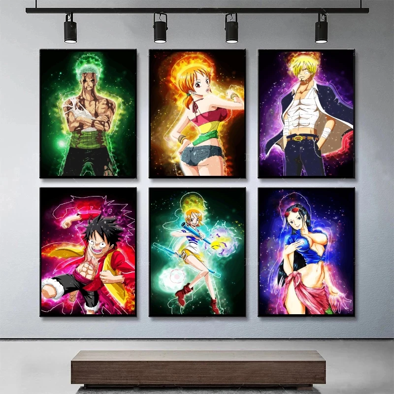 

Canvas Art Walls Painting Comics Pictures Decor Gifts Poster Home Kid Action Figures Prints and Prints Modern Living Room