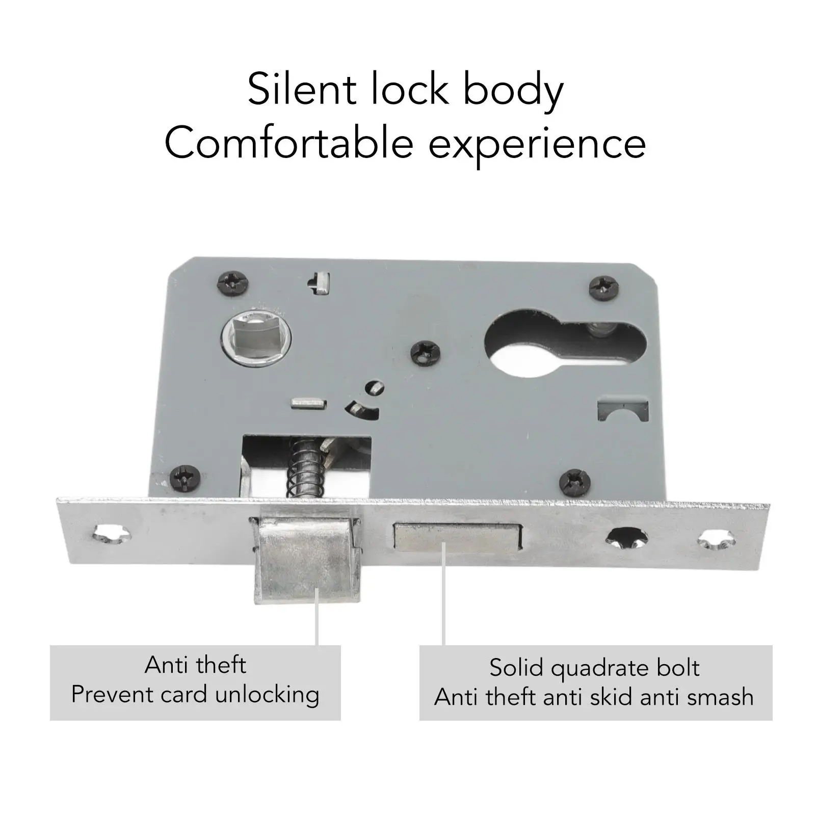 Универсальный Набор замков на дверную ручку бесшумный подшипник из марганцевой