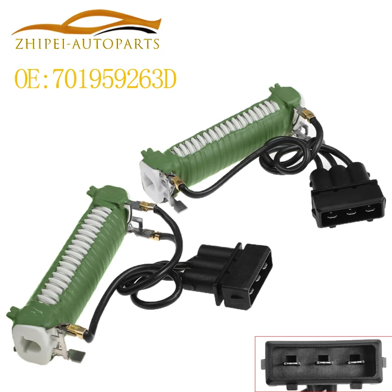 

701959263D Engine Cooling Fan Resistors Car For Seat Alhambra For VW Sharan Transporter T4 for Volkswagen EuroVan 701959263B