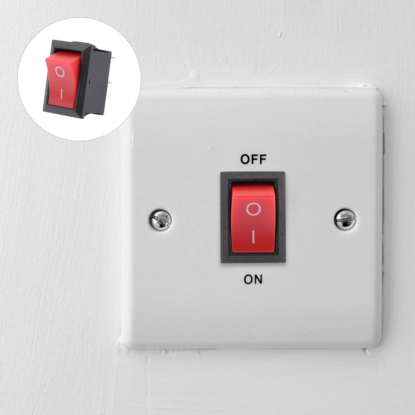 

35pcs Toggle Power ON-Off Switch 2 Pin 250VAC/6A Switch for Electrical Products Appliances