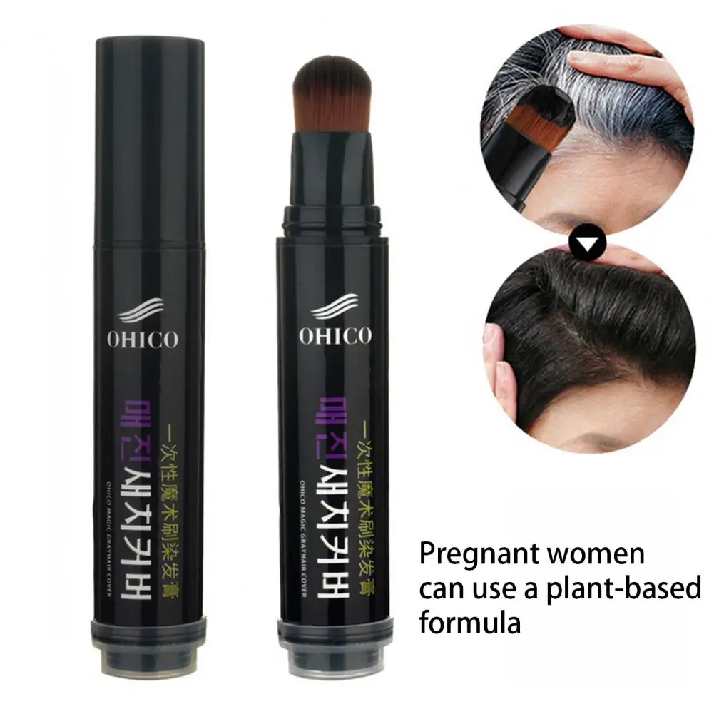 Stick Temporary Hair Dye Pen For Men Women Instant Gray Root Coverage Hair Color Cream Stick Pen Professional
