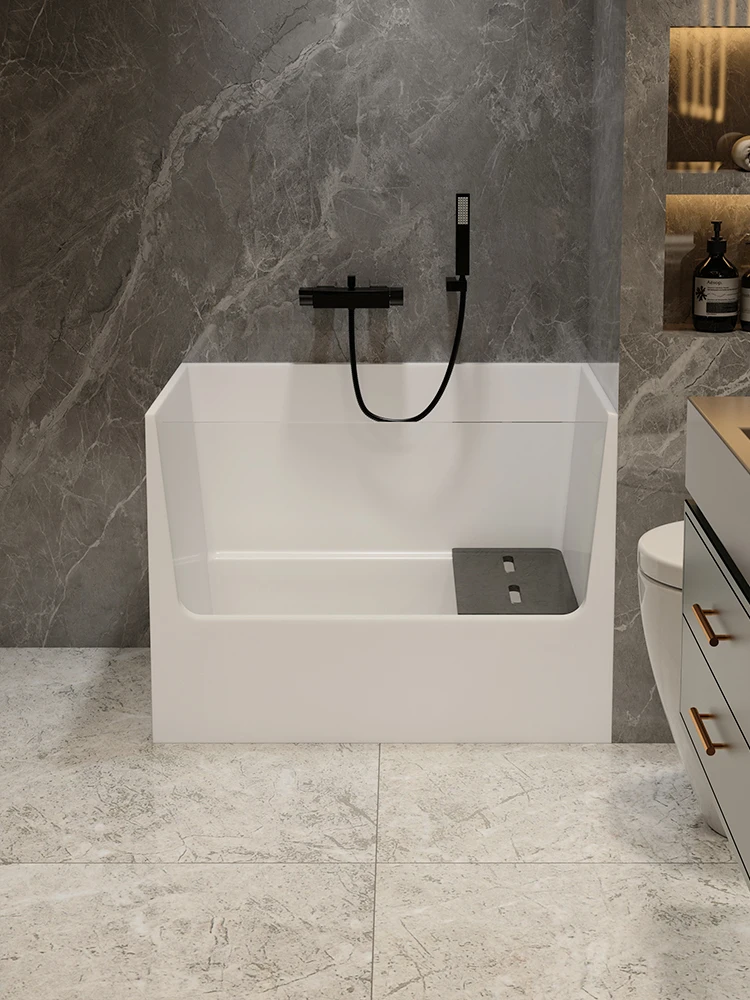 Домашняя акриловая автономная японская мини-Ванна глубокого замачивания в