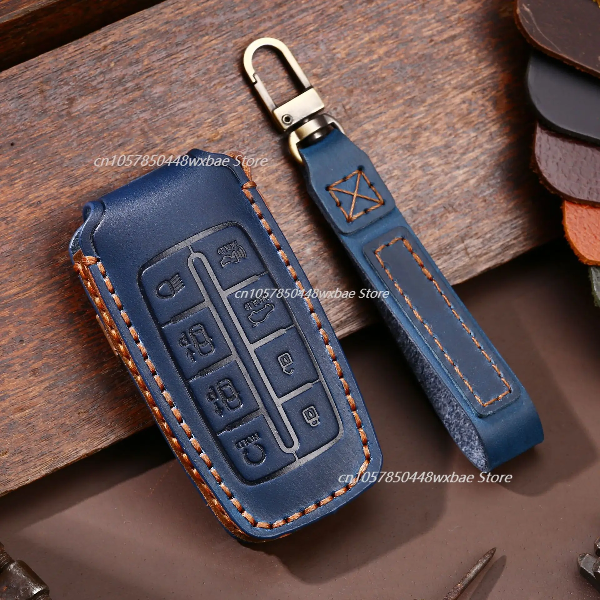 

Кожаный чехол для ключей Genesis, аксессуары для ключей автомобиля