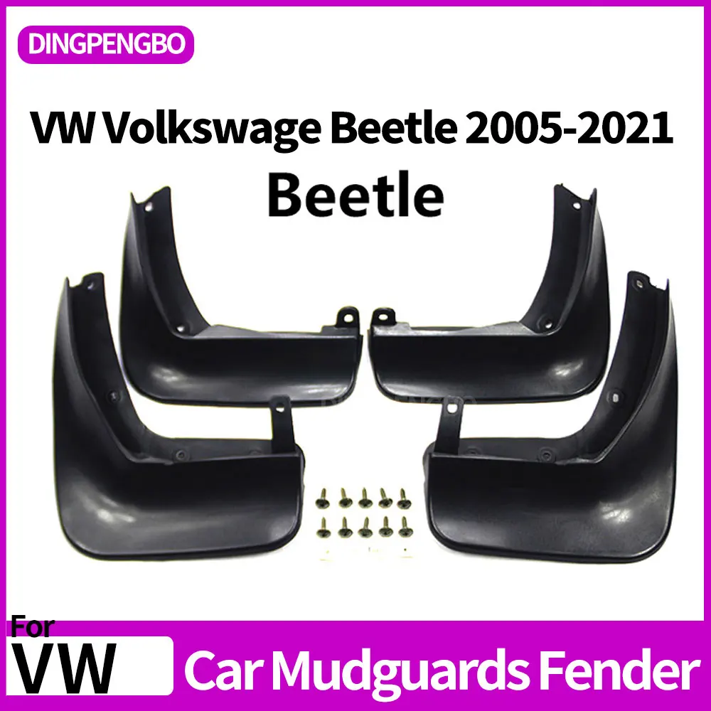 Брызговики подходят для VW Volkswage Beetle 2005-2021 брызговики шин аксессуары колес 4x шины