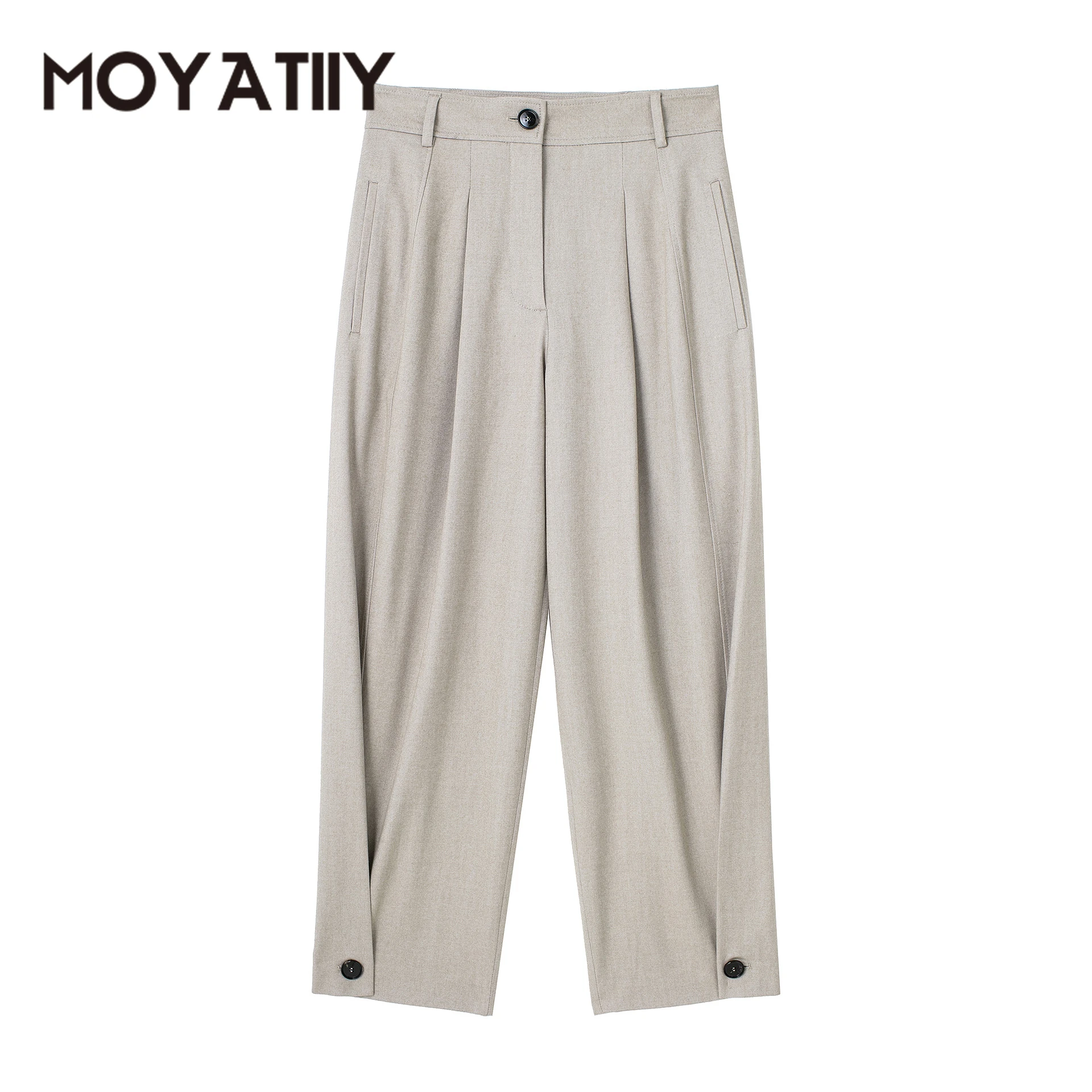 

Женские весенние брюки MOYATIIY, модные офисные женские брюки