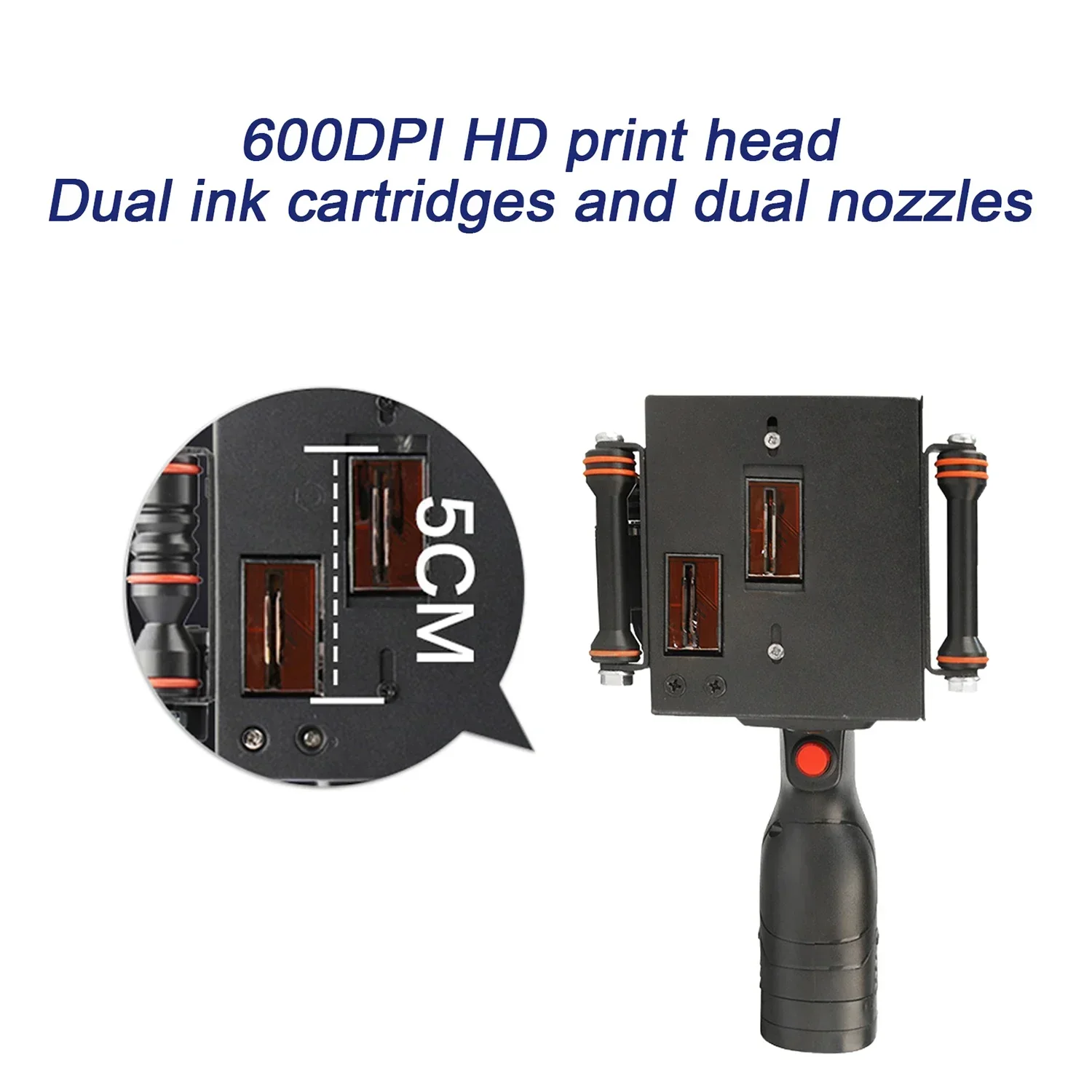 Принтер EURANNIT E50 50 8 мм портативный ручной термоструйный принтер QR-штрих-код номер