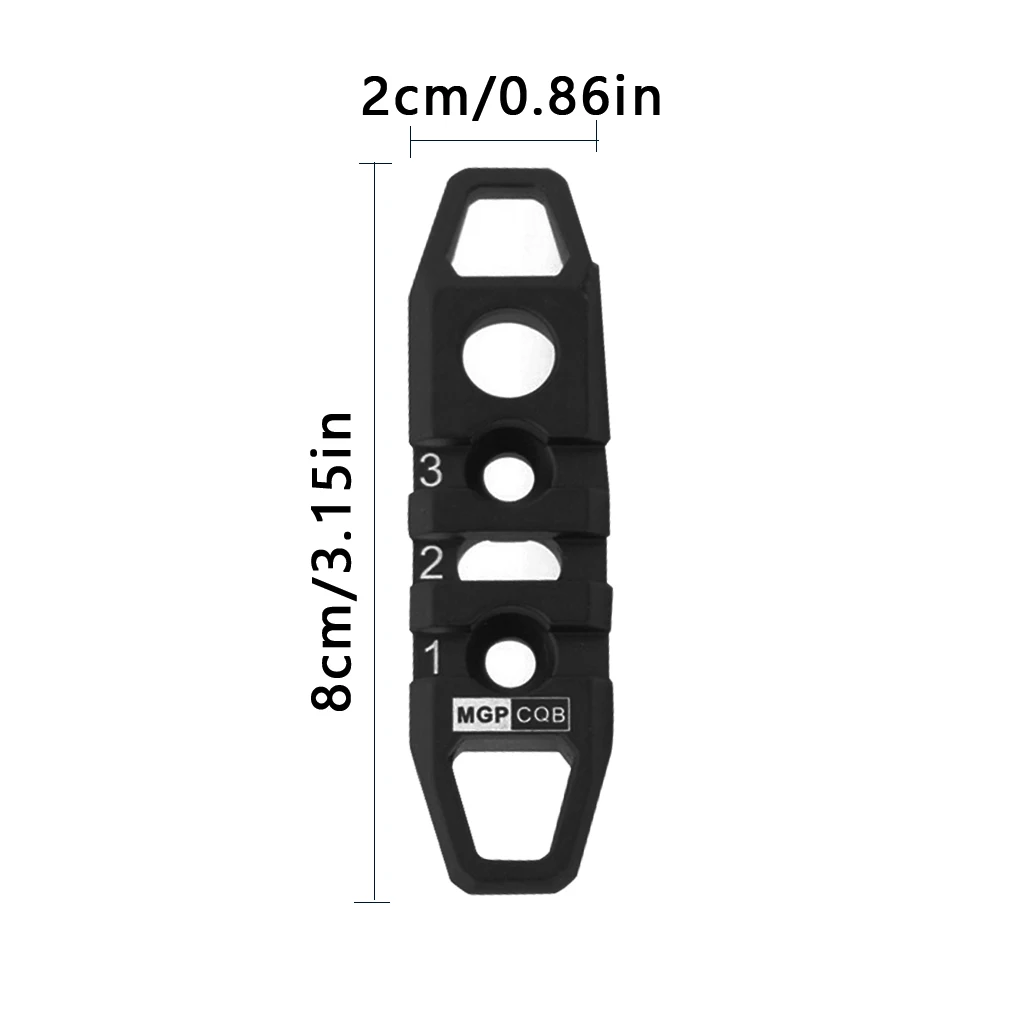 

MGPCQB 3-7-11-Slots For Keymod/M LOK Rail Base Segment Handguard Section Aluminum Weaver for Hunting Gun Airsoft