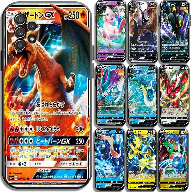 

Pokémon Flash Card Phone Cases For Xiaomi Redmi Note 10 10S 10 Pro POCO F3 GT X3 GT M3 Pro X3 NFC Funda Back Cover Soft TPU