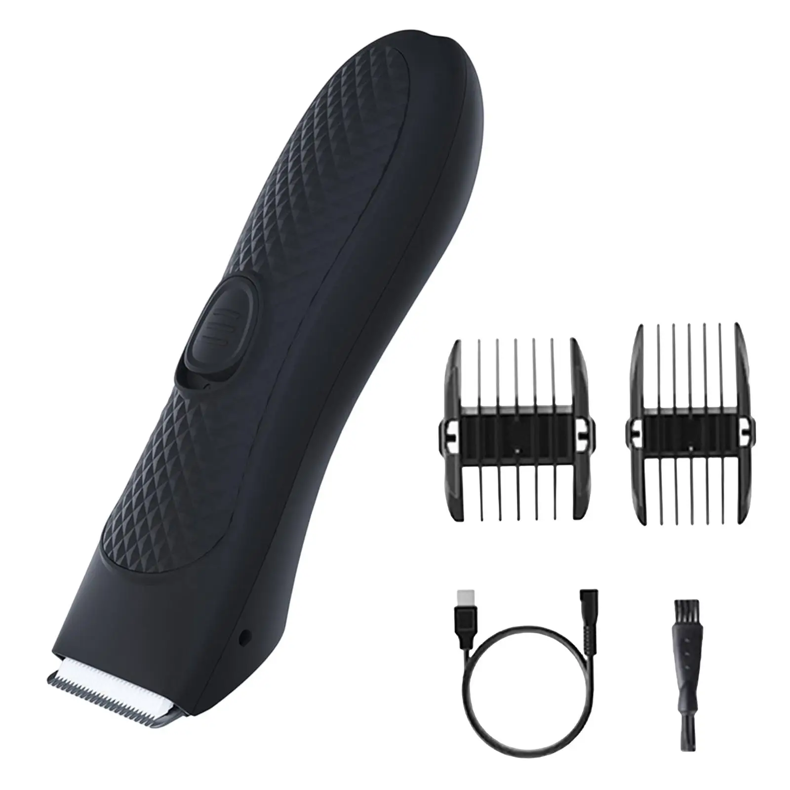 

Electric Groin Hair Trimmer Groomer Ceramic Blades Body Shaving Shaver Clipper for Mustache Bikini Unisex Wet Dry Use Gift