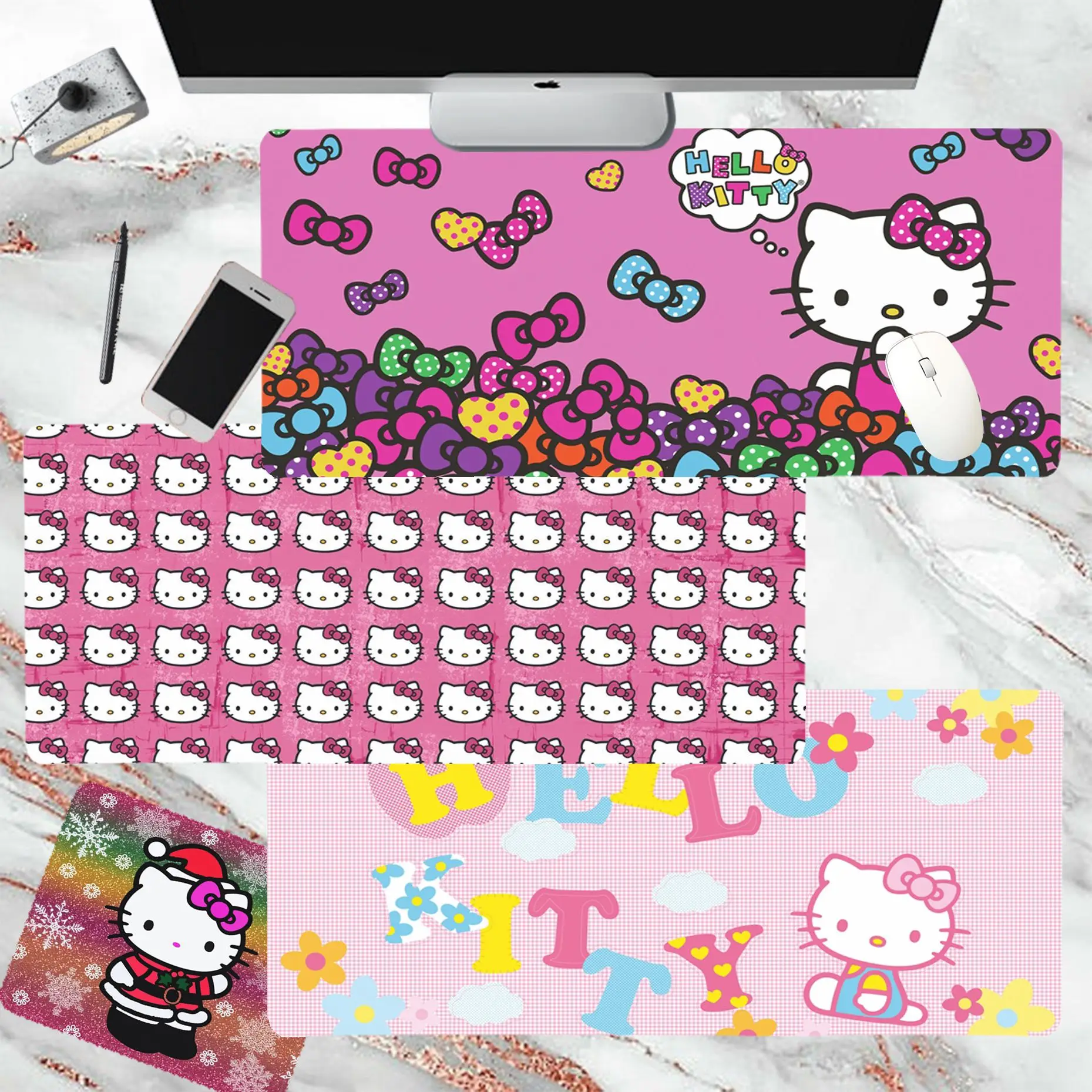 

Hellos Cat Kittys Your Own Mats Gaming Player Desk Laptop Rubber Mouse Mat Size For Gameing World Of Tanks CS GO Zelda
