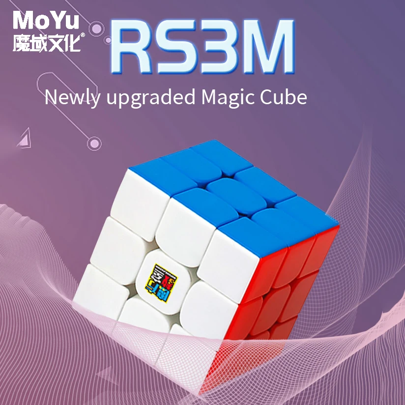 

MoYu Super RS3M Series Maglev 3x3 Magnetic Magic Cube 3×3 Professional Cubo Magico 3x3x3 Speed Puzzle Children's Fidget Toys