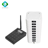 new color restaurant pager wireless calling system queuing pagers with 30 coaster receivers guest paging