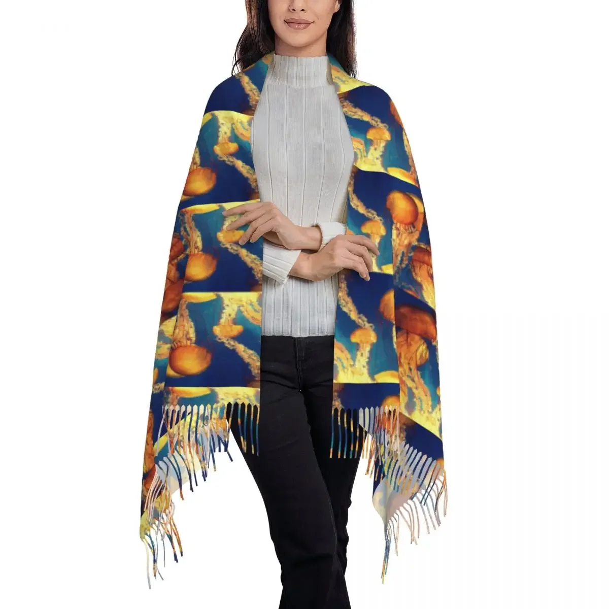 Персонализированная печать 3c96892aeb0275d3b74e2d00a 5693796 Мужской шарф с длинной ворсовой