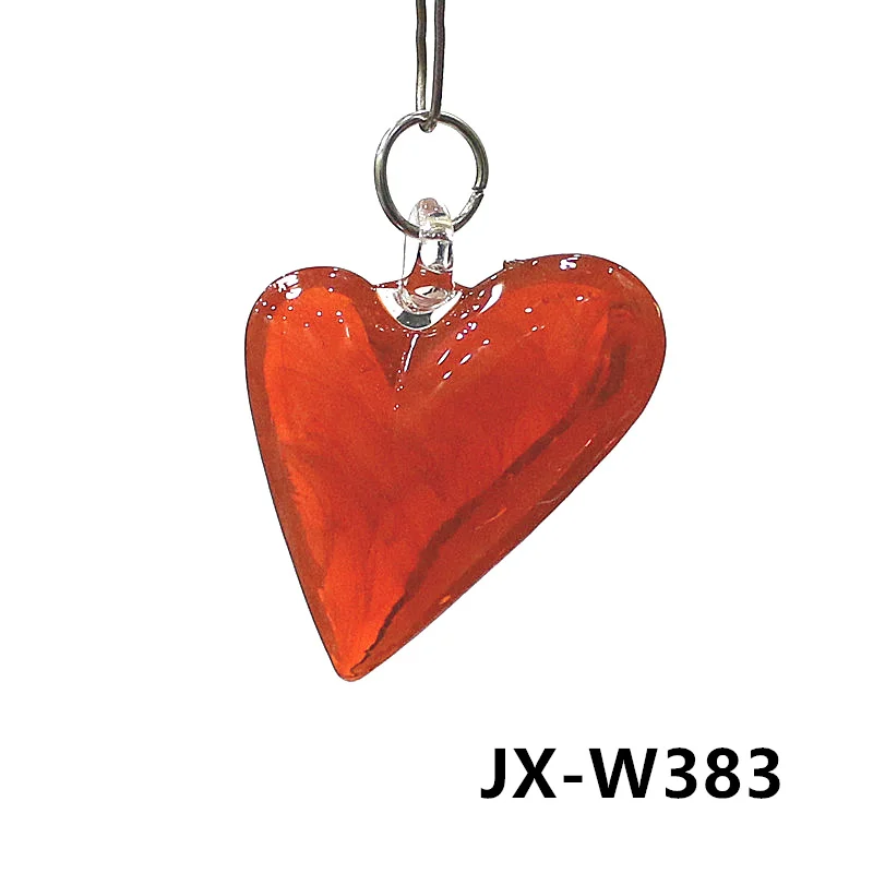 

2 шт. Стеклянные сердечки JSSMTLP