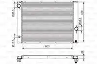 

734396 for engine water radiator M54 N62 N73 E60 E63 E65 E63 E65