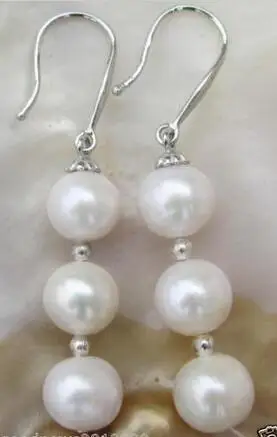 

Wholesale price Round Dangle White Australia South Sea Pearl Earring