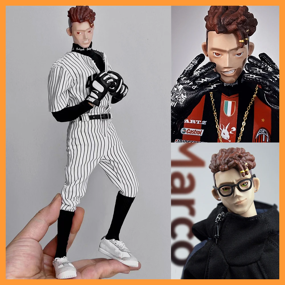 Детали 2 парка масштаб 1/6 мужские солдаты голова скульптура модный мальчик Марко