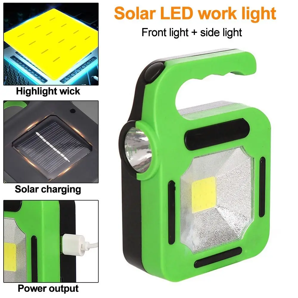 

New Portable USB Rechargeable Solar Hanging Chandelier LED Inspection Light Flashlight Camping Lights