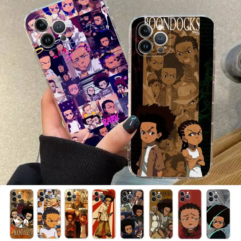 

Huey Freeman Boondocks Phone Case Silicone Soft for iphone 14 13 12 11 Pro Mini XS MAX 8 7 6 Plus X XS XR Cover