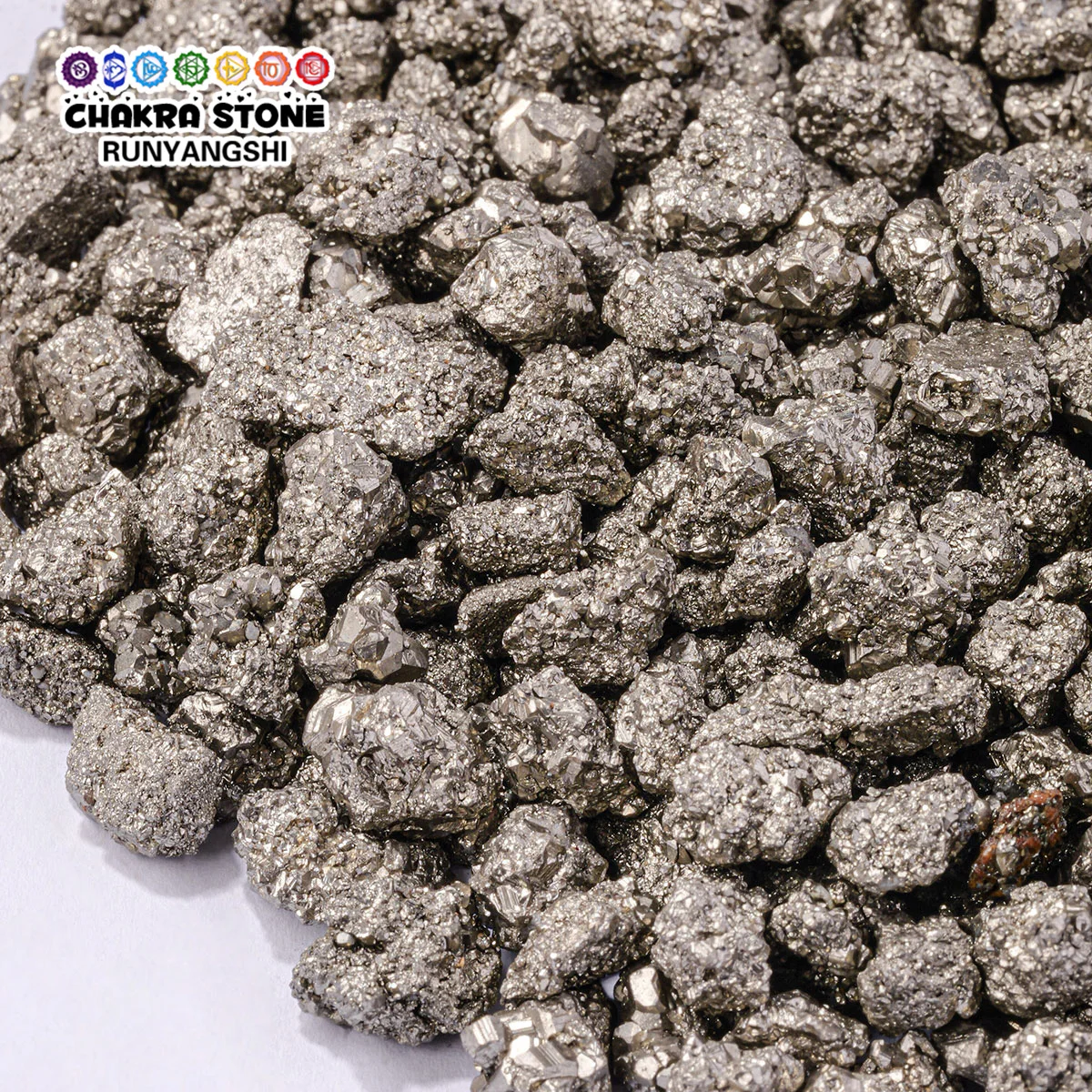 100 Г Натуральный Пирит Пыли Мелкие Частицы Драгоценный Камень Неправильной Формы