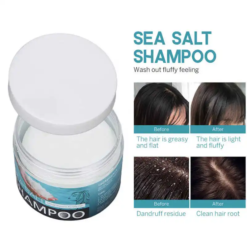 

240ml NaturalSea Salt Shampoo Hair Treatment Shampoo Refreshing Oil Control Dandruff Nourishing Repair Shampoo Psoriasis Itching