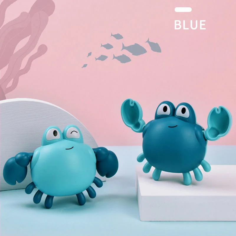 Baby Bath Toys Bathing Cartoon Animal Crab Submarine Swimming Pool Classic Chain Clockwork Water Toy For Children New Baby Bath
