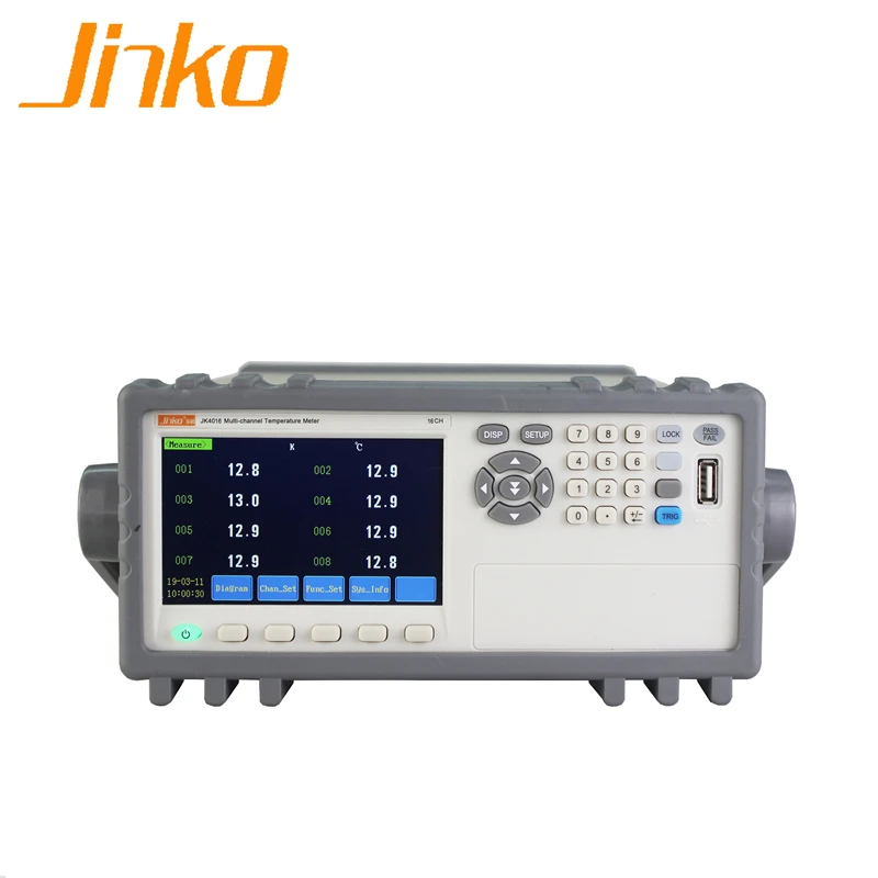 

JK4016 калиброванный цифровой 16-канальный термометр, многоканальный термопара, регистратор данных о температуре