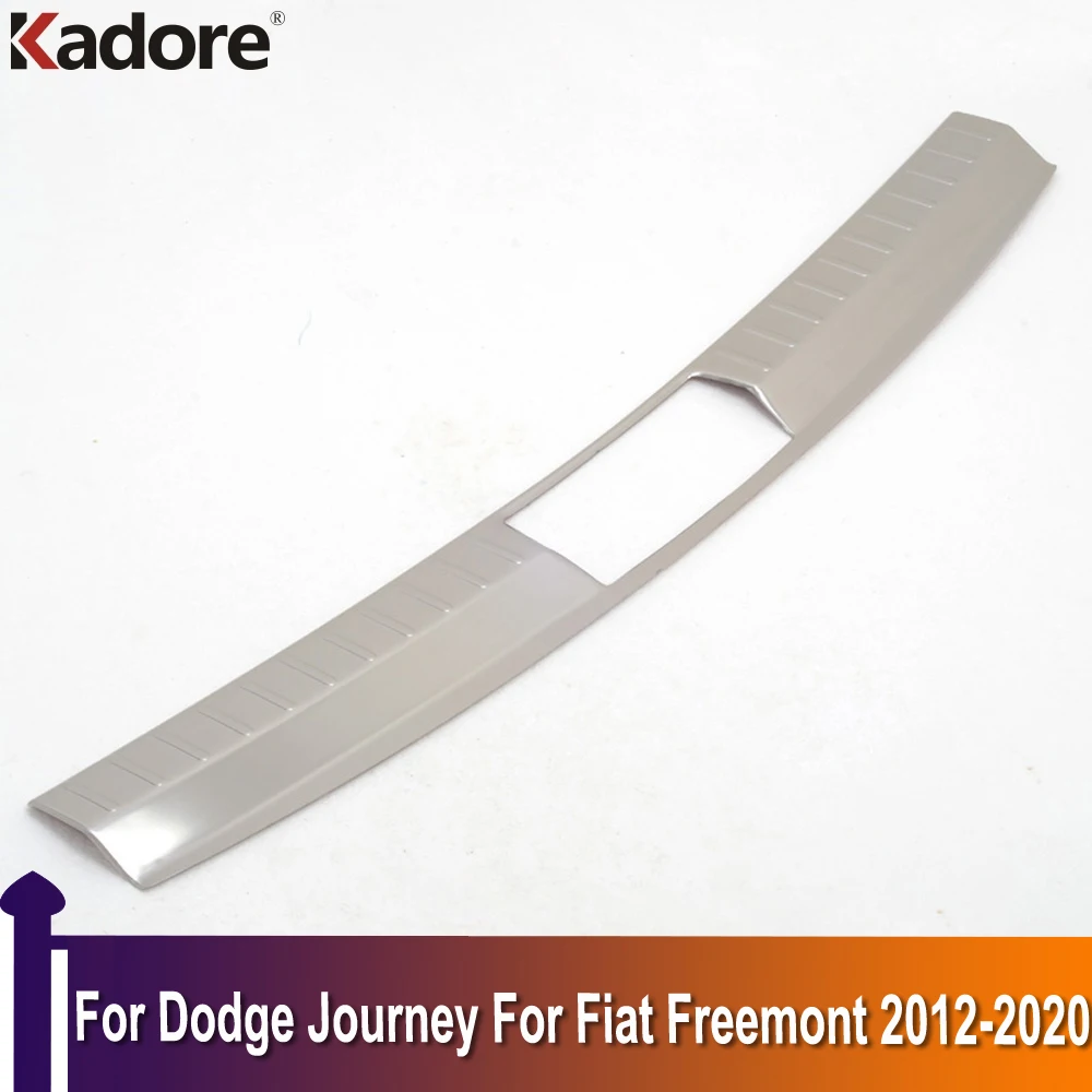 

For Dodge Journey For Fiat Freemont 2012-2014 Rear Trunk Lid Plate Bumpers Protector Sill Threshold Pad Pedal Interior Trim