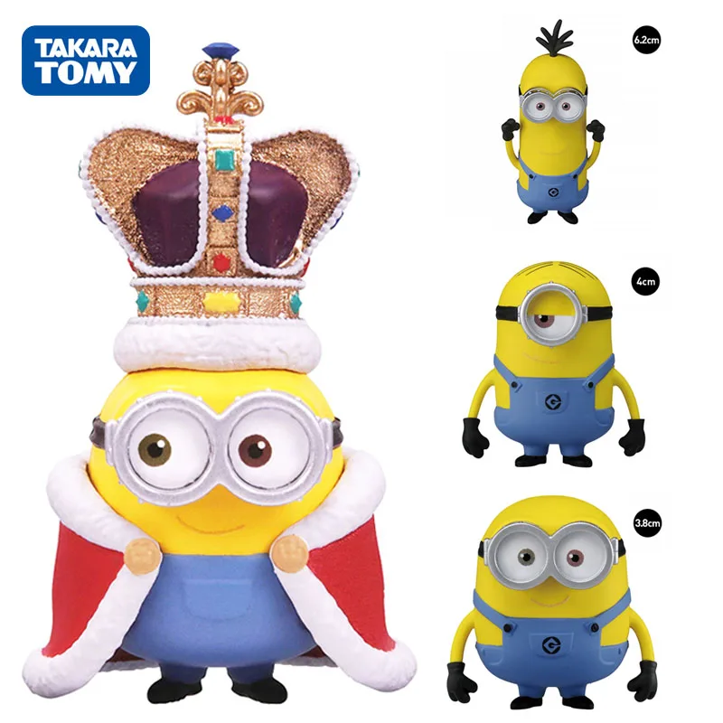 

TAKARA TOMY Despicable Me Little Minions Doll Car Model Men and Women Toys Ornament Kids Toys Birthday Gift 140559
