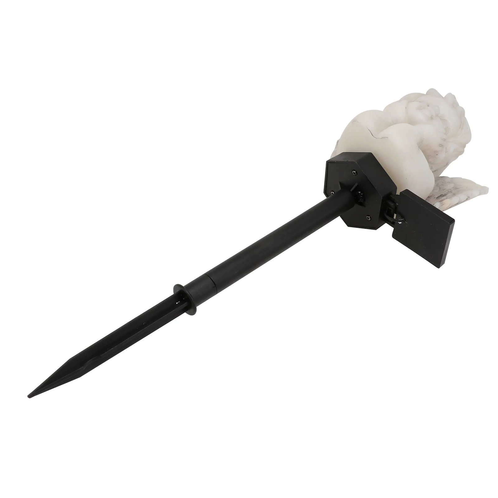 

1Pc Decorative Solar LED Lamp Angel Design In-ground Light for Garden White