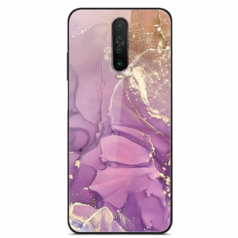 Роскошная ударопрочная задняя крышка из закаленного стекла для Redmi K30 классный