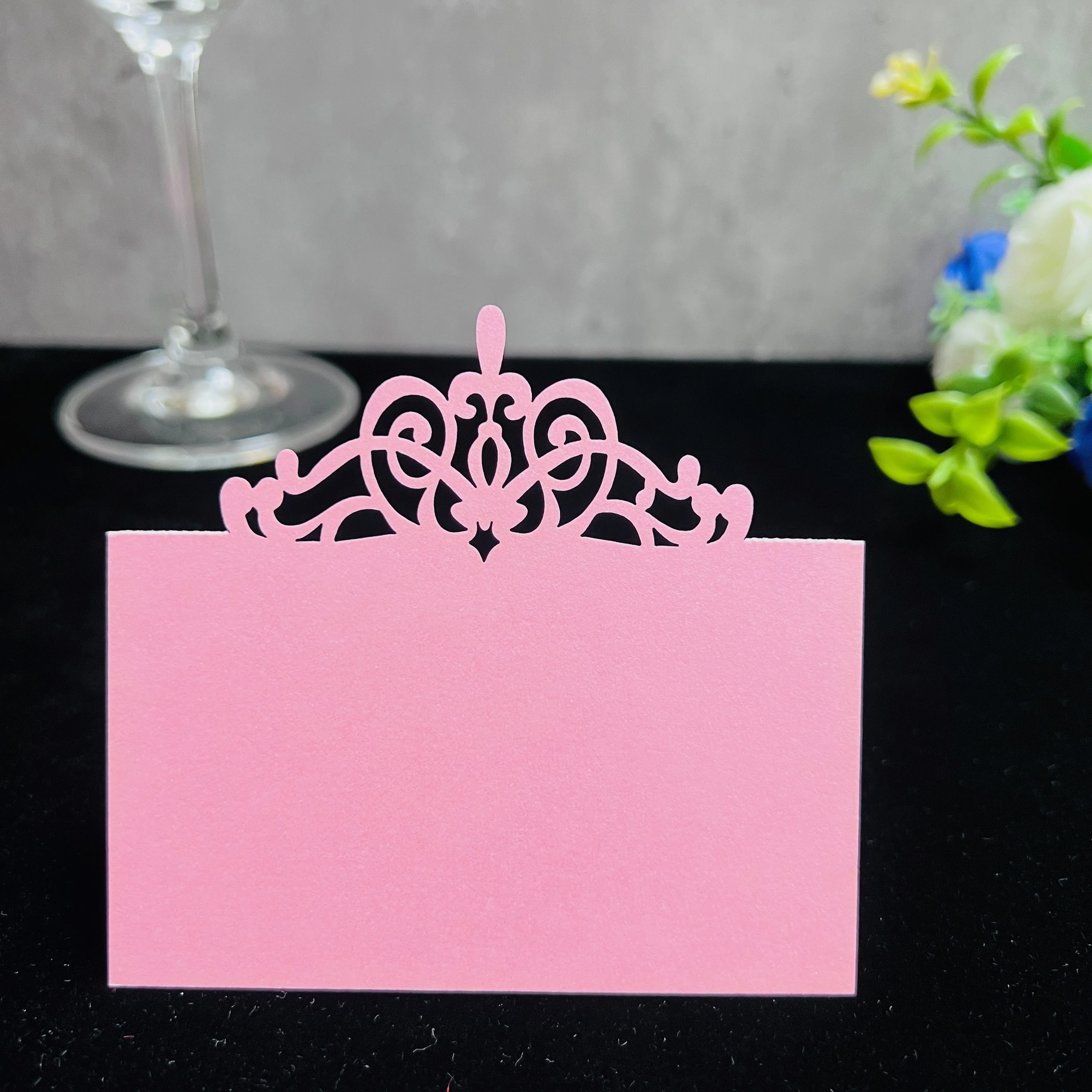 

20/50/100Pcs Seat Card Guest Name Card Table Decor Paper Crafts For Wedding Banquet Party Home Decoration Christmas Parti Decor