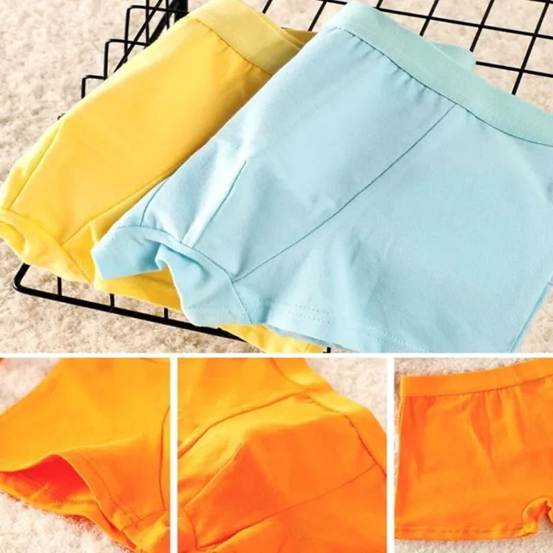 2 шт./партия детские трусы-боксеры на возраст 2-10 лет