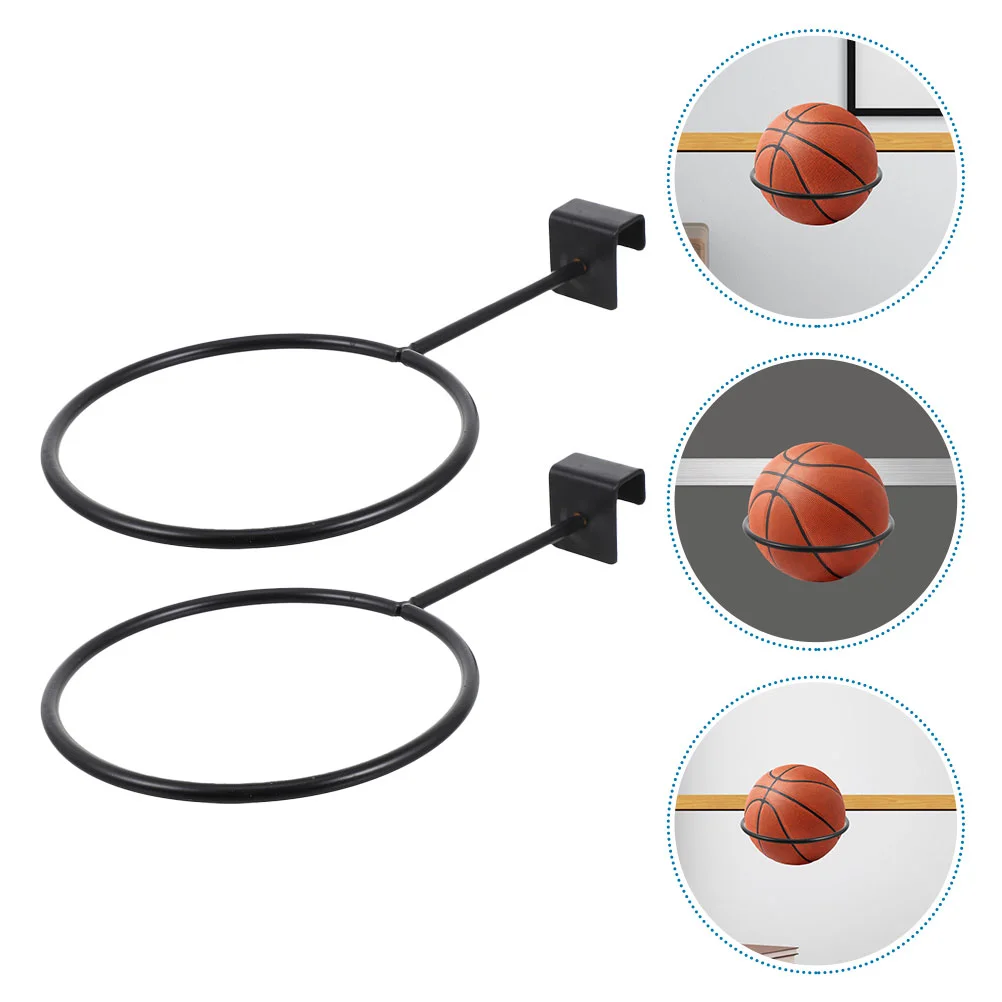 

Rack Holder Basketball Wall Displaymetal Universal Stand Storage Garage Soccer Mount Mounted Football Basketdecorative