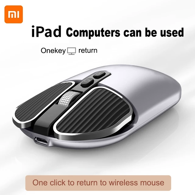 Xiaomi Mouse 2.4Ghz Wireless Bluetooth Dual Mode Computer Mouse Mute Charge Computer Office Ultra Thin Fashion Mini Mouse 1
