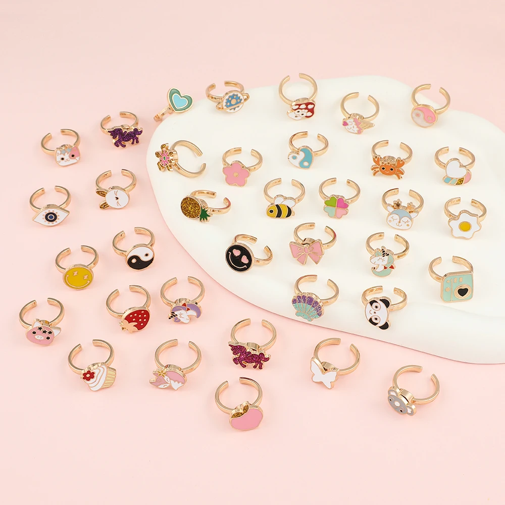 Милые вращающиеся кольца Agrippa Ins для девочек ювелирные изделия регулируемые