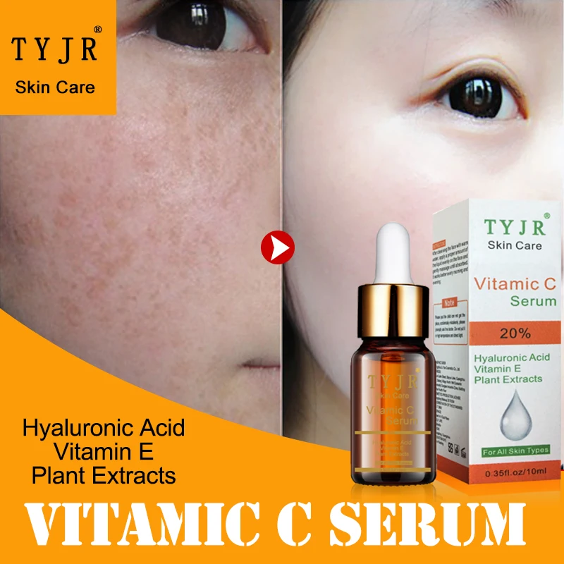 

VC Face Serum Anti-wrinkle Brightening Skin Tone Whiten Gentle Moisturizing Essence Hydrating Firming Skin Essence Cosmetics