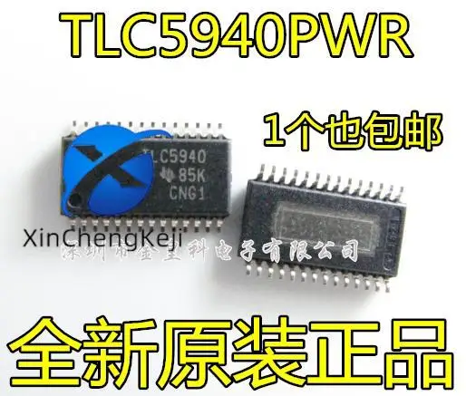 

10pcs original new TLC5940PWPR TLC5940PWP TLC5940 LED driver SOP28