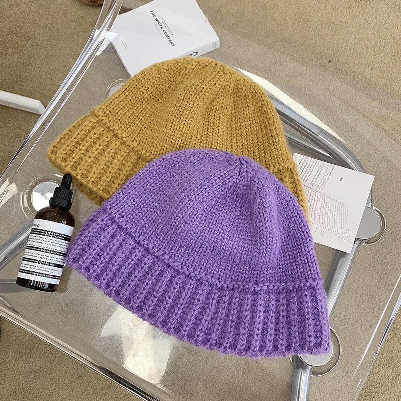 Панама женская трикотажная мягкая уличная одежда в Корейском стиле Харадзюку