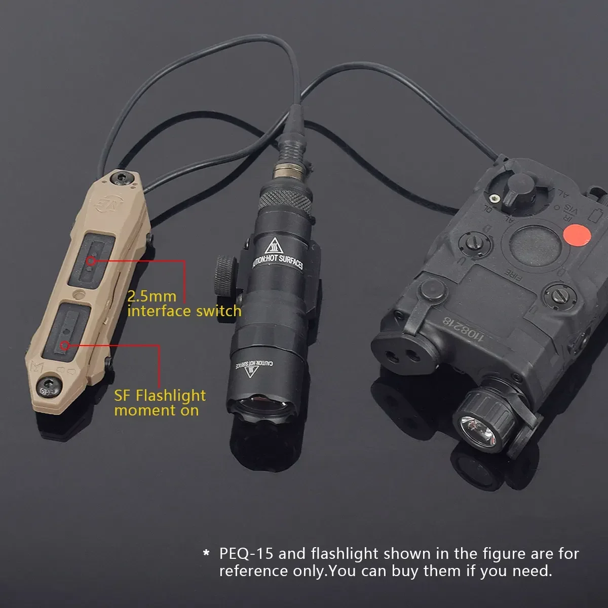 Тактический переключатель давления кнопка дистанционного управления двойная