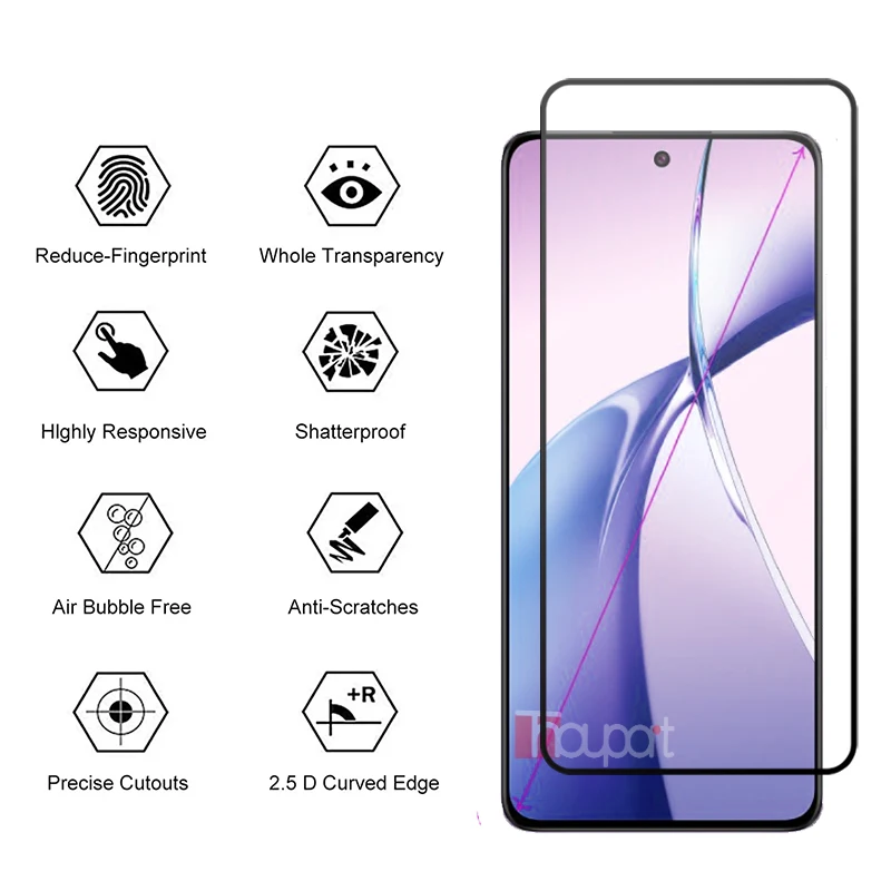 3 шт. закаленное стекло для Oneplus Ace 3V Защитная пленка экрана