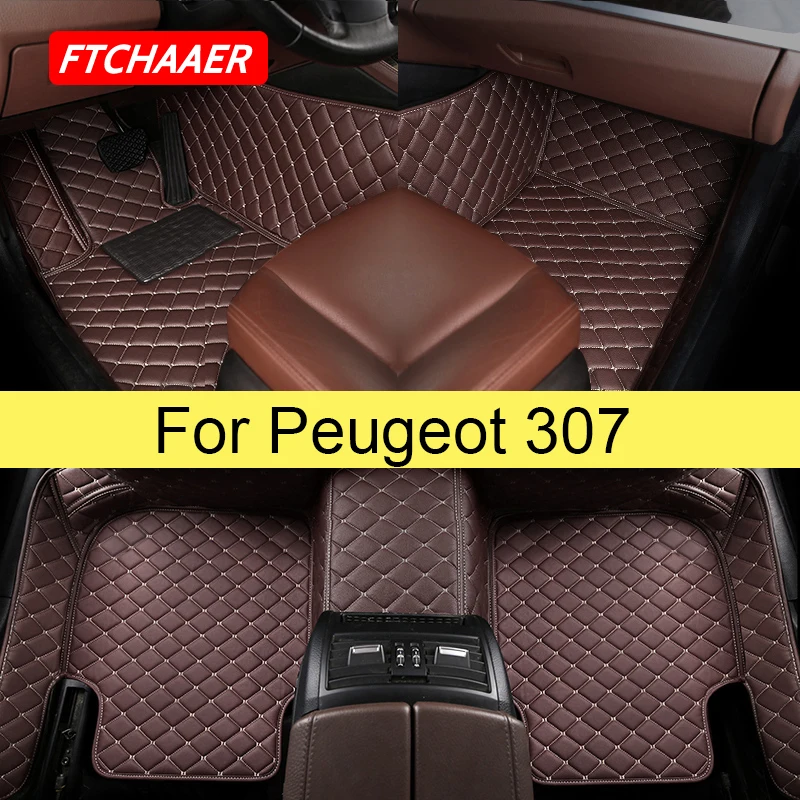 

Автомобильные коврики FTCHAAER для Peugeot 307 307SW, аксессуары для ног, коврики