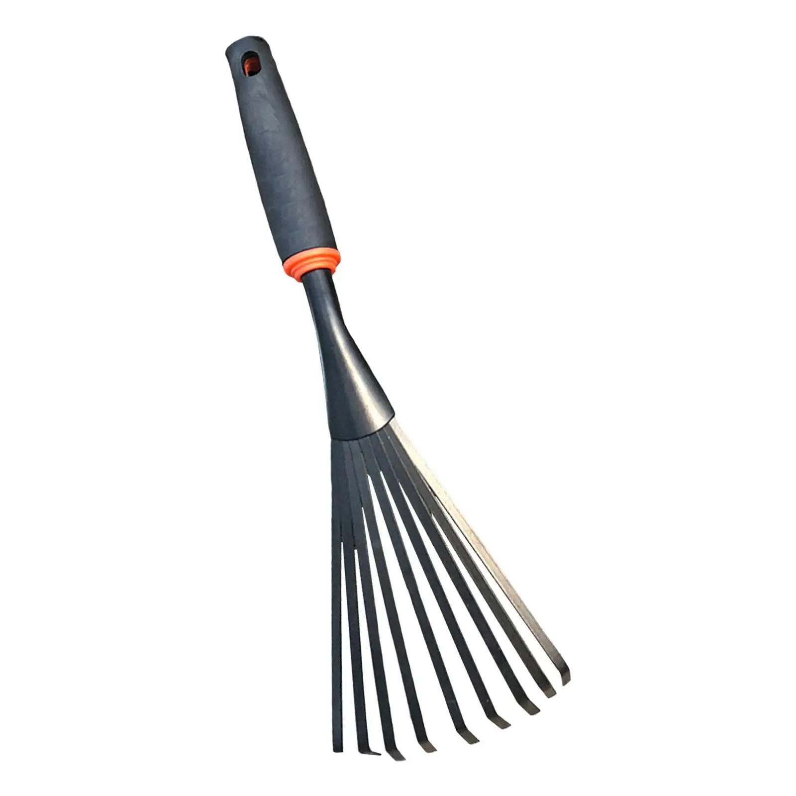 

Metal Shrub Rake Leaf Rake Small Garden Rake Heavy Duty Hand Rake for Cultivating Garden Sweep Gardening Mulch Flower Beds