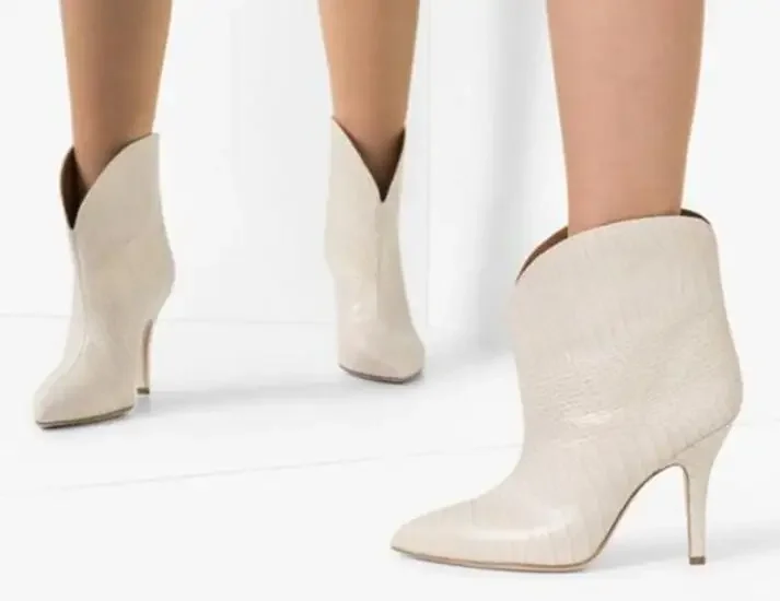 Dipsloot/Новые женские модные желтые белые черные короткие ботинки с крокодиловым