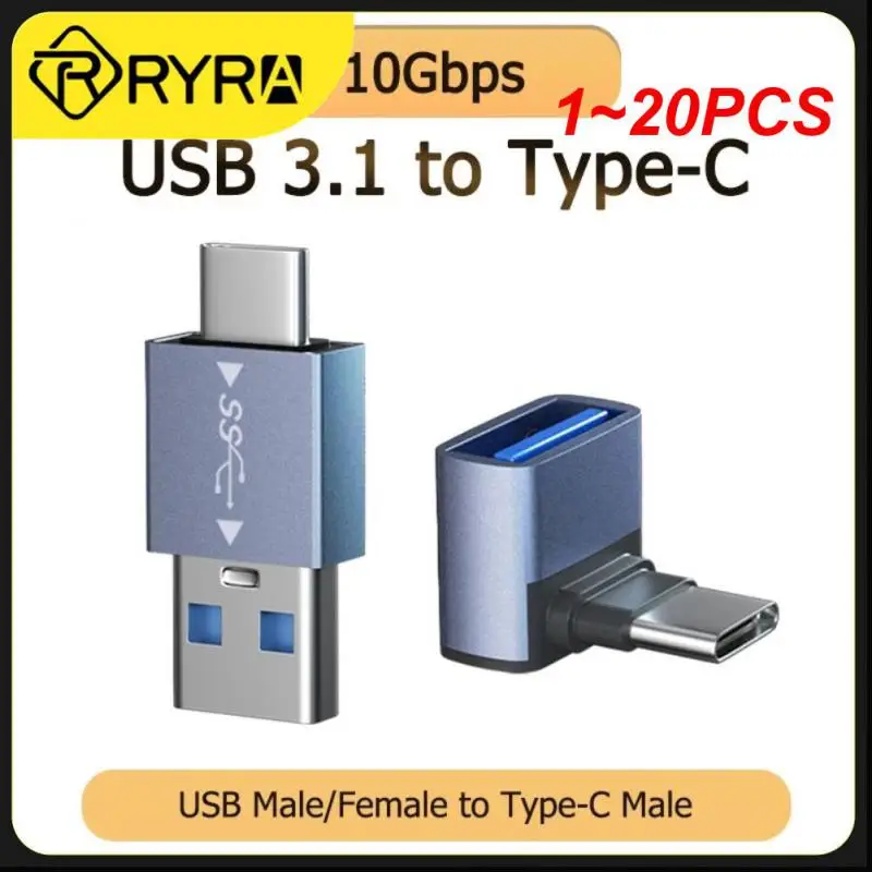 

Переходник OTG с 3,1 на Type-C на 90 градусов, 1-20 шт.