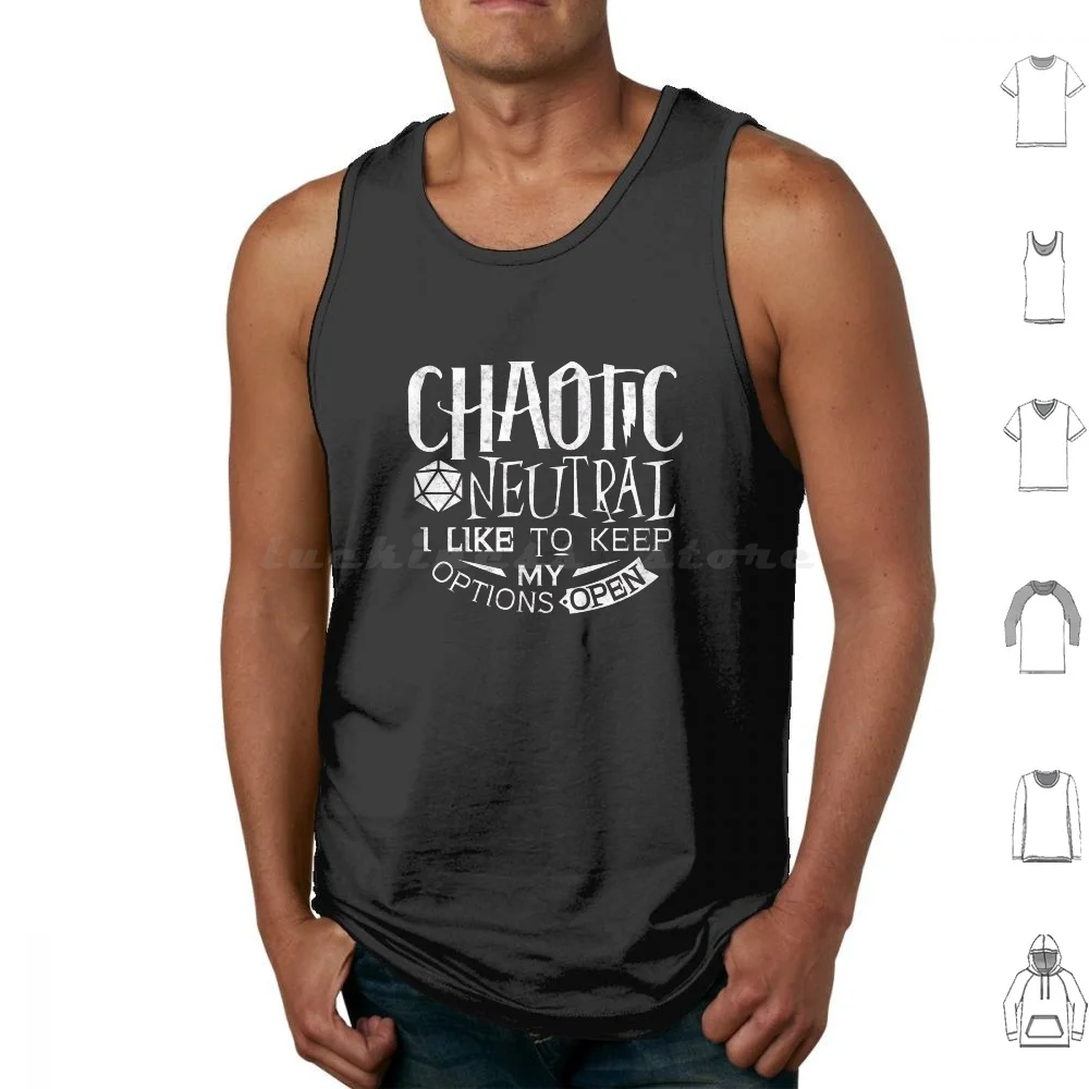 

Chaotic Neutral Alignment Kinda Care Kinda Don&Amp ; #39 ; T Tank Tops Vest Sleeveless Tabletop Chaotic Neutral Chaotic