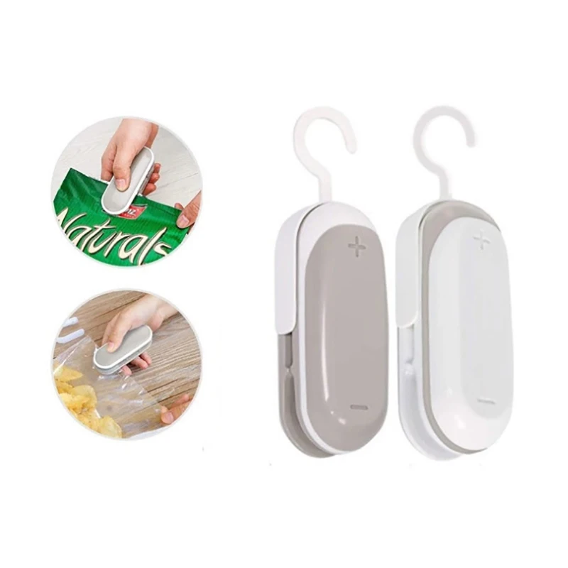 

Portable Mini Sealer Sous Vide Home Heat Plastic Food Snacks Bag Sealing Machine Saver Packaging Kitchen Storage Clips