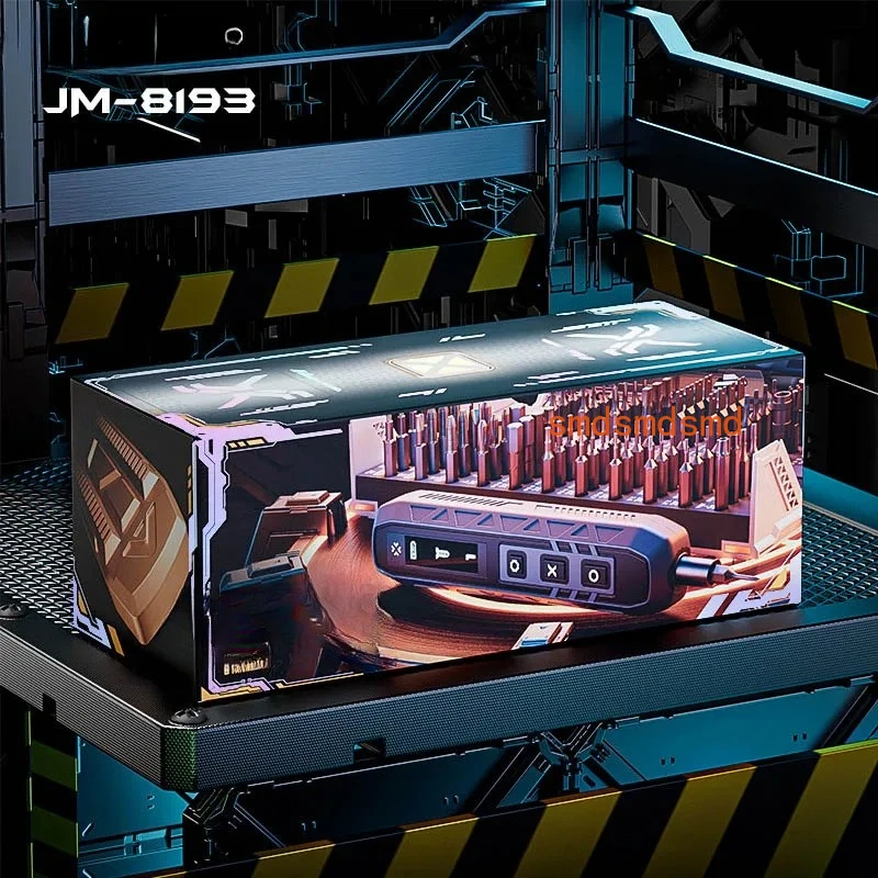 Набор прецизионных беспроводных электрических отверток JM-8193 с магнитными битами Torx для ремонта мобильных телефонов, очков и электроники (art.: 3920da779665e) - 3920da779665e